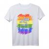 Gay Pride T-Shirt mit Regenbogen Flagge - Stolz, Liebe und Unterstützung für LGBTQ+ Community