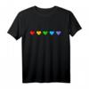 LGBTQ+ Regenbogen Herzen Toleranz T-Shirt – Unterstütze Vielfalt und Akzeptanz als Geschenk zum Geburtstag oder für den Alltag
