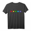 LGBTQ+ Regenbogen Herzen Toleranz T-Shirt – Unterstütze Vielfalt und Akzeptanz als Geschenk zum Geburtstag oder für den Alltag