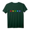 LGBTQ+ Regenbogen Herzen Toleranz T-Shirt – Unterstütze Vielfalt und Akzeptanz als Geschenk zum Geburtstag oder für den Alltag