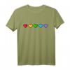 LGBTQ+ Regenbogen Herzen Toleranz T-Shirt – Unterstütze Vielfalt und Akzeptanz als Geschenk zum Geburtstag oder für den Alltag