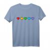 LGBTQ+ Regenbogen Herzen Toleranz T-Shirt – Unterstütze Vielfalt und Akzeptanz als Geschenk zum Geburtstag oder für den Alltag