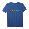 LGBTQ+ Regenbogen Herzen Toleranz T-Shirt – Unterstütze Vielfalt und Akzeptanz als Geschenk zum Geburtstag oder für den Alltag