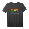 Love Is Everywhere LGBT Pride T-Shirt mit Weltkarte und Regenbogenfarben – Unterstützung für Homosexuelle, Lesbische, Transgender & Gleichberechtigung bei CSD & Pride-Events