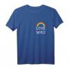 Pride Regenbogen T-Shirt mit Love Wins Spruch - Buntes LGBTQ Queer T-Shirt für CSD, Supporter und als Geschenk