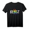 Beast LGBT Pride Schwul CSD Regenbogen Männer T-Shirt – Lustiges Geschenk zum Geburtstag & Weihnachten für LGBT-Freunde
