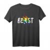 Beast LGBT Pride Schwul CSD Regenbogen Männer T-Shirt – Lustiges Geschenk zum Geburtstag & Weihnachten für LGBT-Freunde
