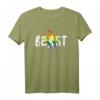 Beast LGBT Pride Schwul CSD Regenbogen Männer T-Shirt – Lustiges Geschenk zum Geburtstag & Weihnachten für LGBT-Freunde