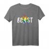 Beast LGBT Pride Schwul CSD Regenbogen Männer T-Shirt – Lustiges Geschenk zum Geburtstag & Weihnachten für LGBT-Freunde