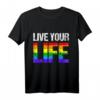 LGBT Pride Gay Rainbow Flag Geschenk Für Schwule & Lesben T-Shirt - Perfekt für Pride Paraden & Support