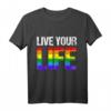 LGBT Pride Gay Rainbow Flag Geschenk Für Schwule & Lesben T-Shirt - Perfekt für Pride Paraden & Support
