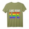 LGBT Pride Gay Rainbow Flag Geschenk Für Schwule & Lesben T-Shirt - Perfekt für Pride Paraden & Support