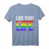 LGBT Pride Gay Rainbow Flag Geschenk Für Schwule & Lesben T-Shirt - Perfekt für Pride Paraden & Support