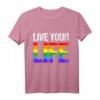 LGBT Pride Gay Rainbow Flag Geschenk Für Schwule & Lesben T-Shirt - Perfekt für Pride Paraden & Support