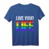 LGBT Pride Gay Rainbow Flag Geschenk Für Schwule & Lesben T-Shirt - Perfekt für Pride Paraden & Support
