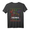Ho Ho Homo Frohe Weihnachten LGBT Regenbogen Schwul T-Shirt – Exklusives Festtagsdesign für LGBTQ+ Gemeinschaft