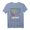 Ho Ho Homo Frohe Weihnachten LGBT Regenbogen Schwul T-Shirt – Exklusives Festtagsdesign für LGBTQ+ Gemeinschaft