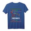 Ho Ho Homo Frohe Weihnachten LGBT Regenbogen Schwul T-Shirt – Exklusives Festtagsdesign für LGBTQ+ Gemeinschaft