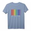 Herren Gay And Proud Regenbogen Barcode LGBT CSD Schwul & Stolz T-Shirt – Unterstütze die Queer Community bei Pride & CSD Veranstaltungen