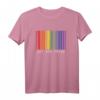 Herren Gay And Proud Regenbogen Barcode LGBT CSD Schwul & Stolz T-Shirt – Unterstütze die Queer Community bei Pride & CSD Veranstaltungen