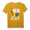 LGBTQ Pride T-Shirt mit Regenbogen - Lieb doch, wen du willst! Lustiges Geschenk für Christopher Street Day & Alltag