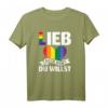 LGBTQ Pride T-Shirt mit Regenbogen - Lieb doch, wen du willst! Lustiges Geschenk für Christopher Street Day & Alltag