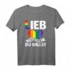 LGBTQ Pride T-Shirt mit Regenbogen - Lieb doch, wen du willst! Lustiges Geschenk für Christopher Street Day & Alltag