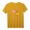Damen LGBT T-Shirt mit Regenbogen und Flamingo Design – Pride Outfit für Christopher Street Day, CSD Köln & weltweit, Group Matching & Pride Support