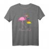 Damen LGBT T-Shirt mit Regenbogen und Flamingo Design – Pride Outfit für Christopher Street Day, CSD Köln & weltweit, Group Matching & Pride Support