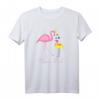 Damen LGBT T-Shirt mit Regenbogen und Flamingo Design – Pride Outfit für Christopher Street Day, CSD Köln & weltweit, Group Matching & Pride Support