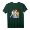 Goth Skelett Kaffee Schwul-Lesbisch Stolz Regenbogen Herz T-Shirt – Unterstützung für LGBTQIA+ Gemeinschaft bei Pride, Protesten & Rallys