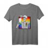 Goth Skelett Kaffee Schwul-Lesbisch Stolz Regenbogen Herz T-Shirt – Unterstützung für LGBTQIA+ Gemeinschaft bei Pride, Protesten & Rallys