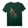 Wolf Heulen Tier Druck Tierliebhaber Wolf T-Shirt – Perfekt für Wolfsfans und Tierliebhaber, Geschenkidee für Freunde und Familie
