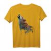 Wolf Heulen Tier Druck Tierliebhaber Wolf T-Shirt – Perfekt für Wolfsfans und Tierliebhaber, Geschenkidee für Freunde und Familie