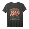 60. Geburtstag 1963 Niemand ist Perfekt T-Shirt – Lustiges Retro Outfit für den 70. Geburtstag, Geburtstagsgeschenk für Männer