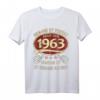 60. Geburtstag 1963 Niemand ist Perfekt T-Shirt – Lustiges Retro Outfit für den 70. Geburtstag, Geburtstagsgeschenk für Männer