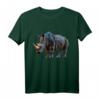 Nashorn Kunst Polygon Tier T-Shirt – Tierliebe zeigen & Naturschutz unterstützen