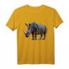 Nashorn Kunst Polygon Tier T-Shirt – Tierliebe zeigen & Naturschutz unterstützen
