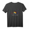 Damen Love Is Love Gay Pride Herzschlag Regenbogen Herz T-Shirt mit V-Ausschnitt - Unterstützung für LGBTQ, Pride & Vielfalt