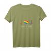 Damen Love Is Love Gay Pride Herzschlag Regenbogen Herz T-Shirt mit V-Ausschnitt - Unterstützung für LGBTQ, Pride & Vielfalt