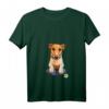 Hoffnungsvoller Hund T-Shirt mit Schoßdesign - Ausdruck von Mitgefühl und Liebe für Tiere