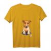 Hoffnungsvoller Hund T-Shirt mit Schoßdesign - Ausdruck von Mitgefühl und Liebe für Tiere