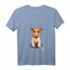 Hoffnungsvoller Hund T-Shirt mit Schoßdesign - Ausdruck von Mitgefühl und Liebe für Tiere