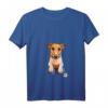 Hoffnungsvoller Hund T-Shirt mit Schoßdesign - Ausdruck von Mitgefühl und Liebe für Tiere