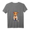 Hoffnungsvoller Hund T-Shirt mit Schoßdesign - Ausdruck von Mitgefühl und Liebe für Tiere