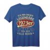 50. Geburtstag 1973 er Legendär Retro T-Shirt – Lustiges Geschenk für Papa, Vater & Opa zum Geburtstag, Vatertag & Weihnachten