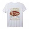 50. Geburtstag 1973 er Legendär Retro T-Shirt – Lustiges Geschenk für Papa, Vater & Opa zum Geburtstag, Vatertag & Weihnachten