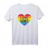 Love Wins T-Shirt mit Regenbogenherz – LGBTQ Pride Shirt für Vielfalt, Toleranz und Liebe, perfekt für Pride Month & CSD