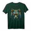 Wolf Kunst Polygon - Tierliebhaber Motiv Wolf T-Shirt für Natur- und Tierfreunde