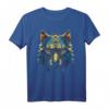 Wolf Kunst Polygon - Tierliebhaber Motiv Wolf T-Shirt für Natur- und Tierfreunde